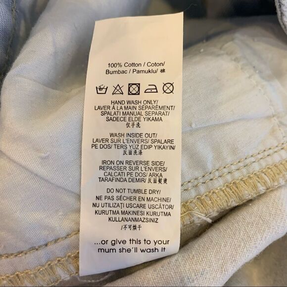 Missguided Double Belt Buckle High Rise Jean Short - Picture 9 of 9